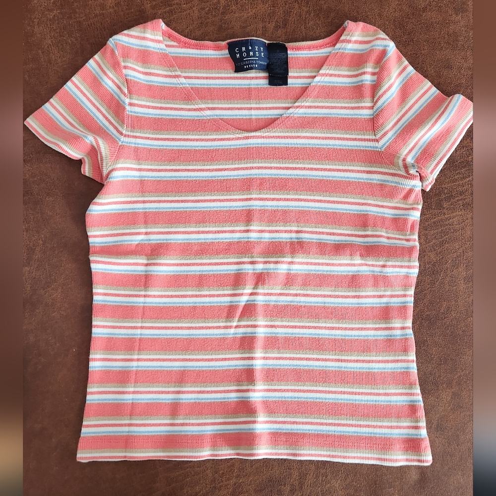 Vintage Stripped Crop Top